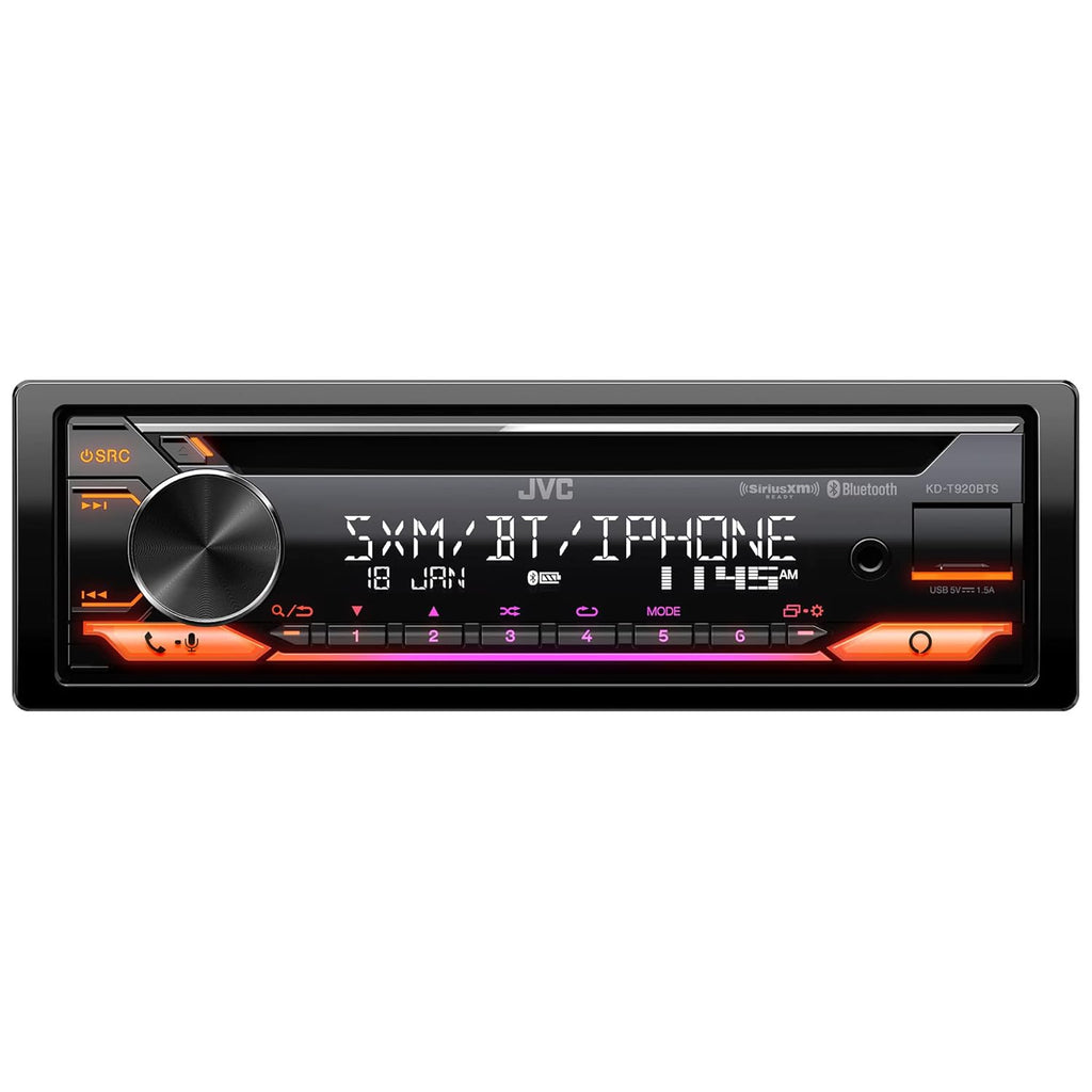 JVC KD-T920BTS single-DIN SiriusXM-ready refurbished CD receiver – product image 3