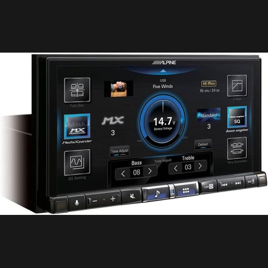 Alpine iLX-507 7-inch SiriusXM-ready refurbished digital media receiver – product image 2