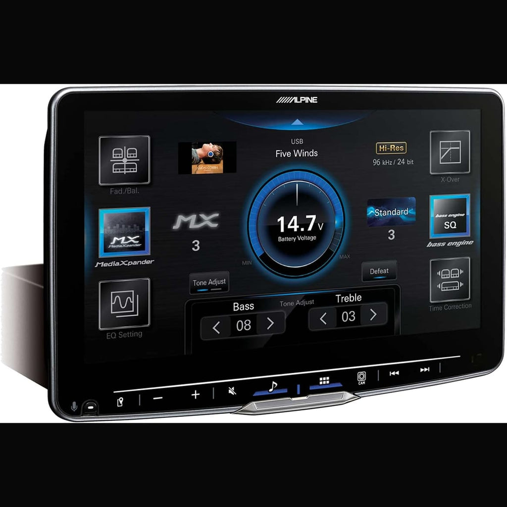 Alpine iLX-F509 9-inch floating touchscreen refurbished receiver – product image 1