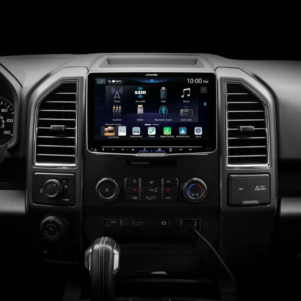 Alpine iLX-F509 9-inch floating touchscreen refurbished receiver – product image 4