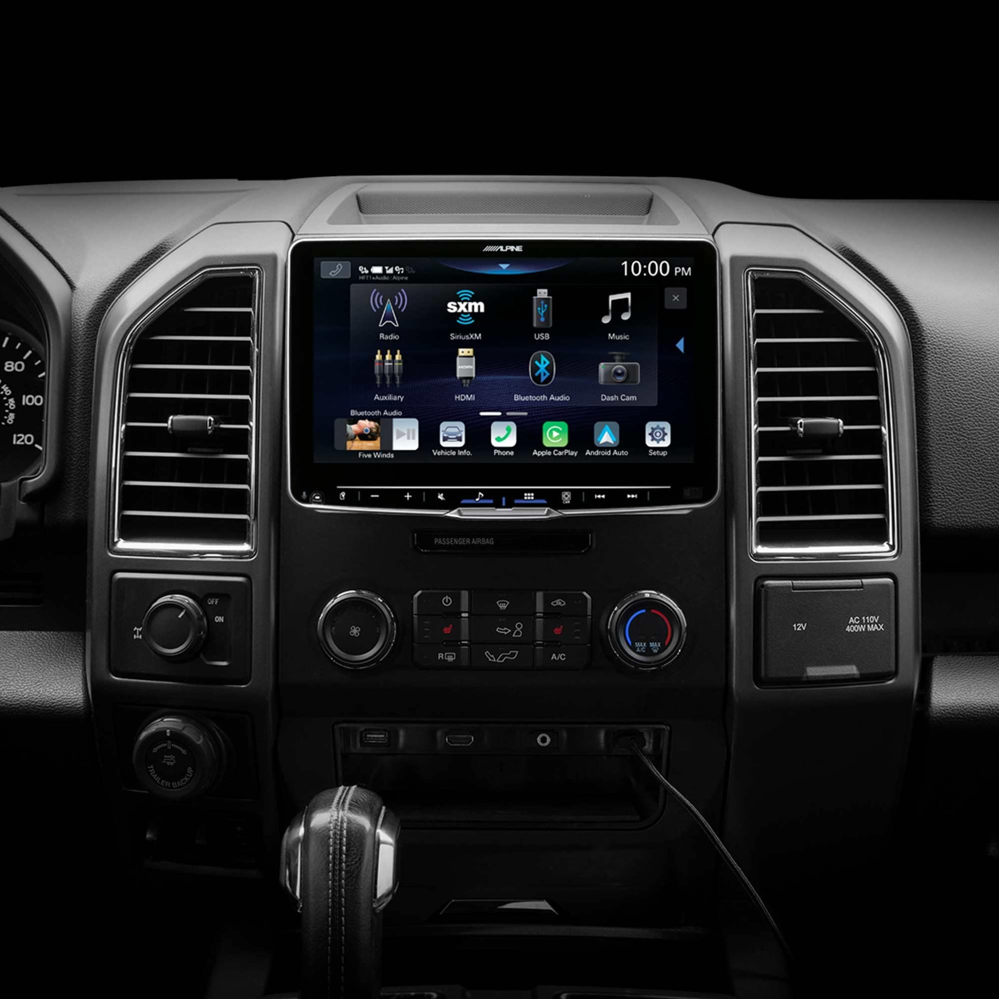 Alpine iLX-F509 9-inch floating touchscreen refurbished receiver – product image 4