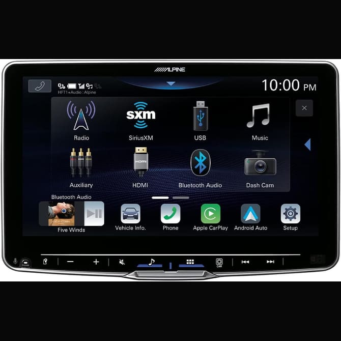 Alpine iLX-F511 11-inch floating touchscreen refurbished receiver – product image 3