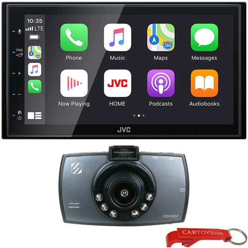 JVC KW-M56BT double-DIN 6.8-inch touchscreen refurbished receiver – product image 2