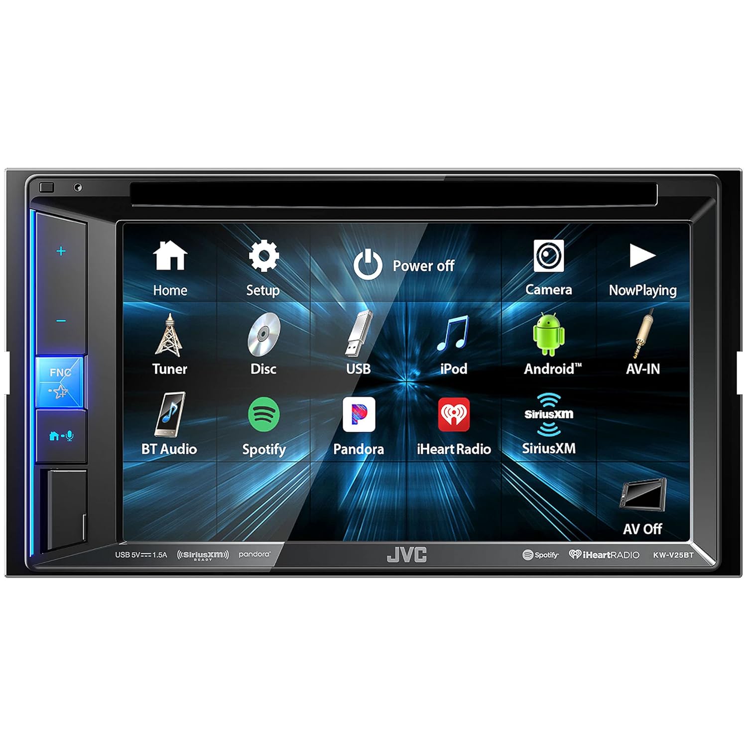JVC KW-V25BT 6.2-inch touchscreen refurbished DVD receiver – product image 3