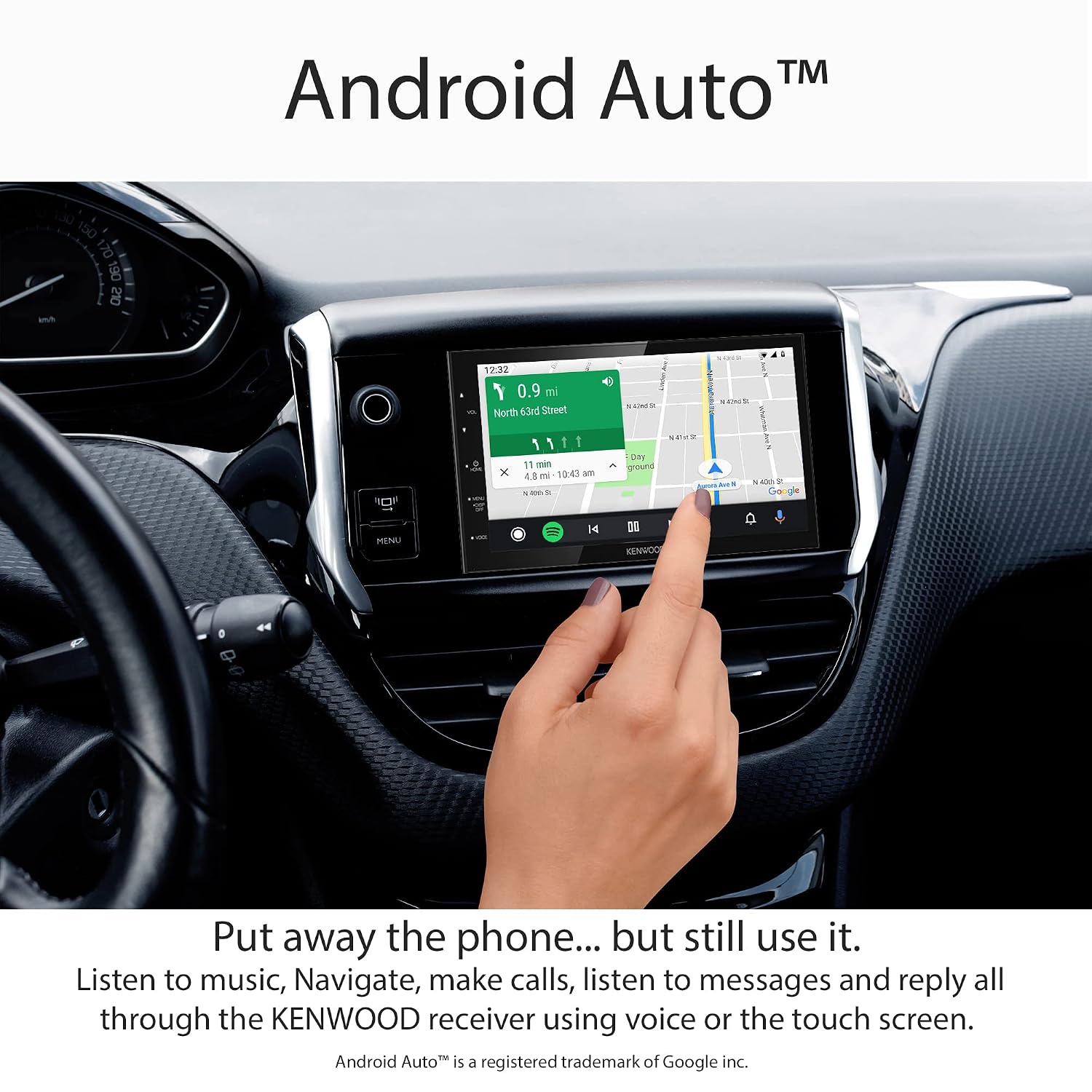 Kenwood DMX4707S 6.8-inch touchscreen refurbished receiver – product image 3