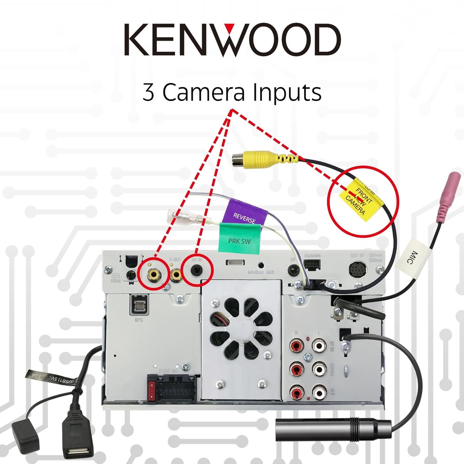 Kenwood DMX7709S SiriusXM-ready refurbished multimedia receiver – product image 5