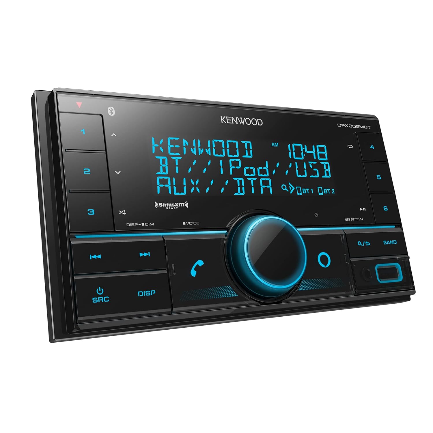 Kenwood DPX305MBT double-DIN refurbished digital media receiver – product image 2