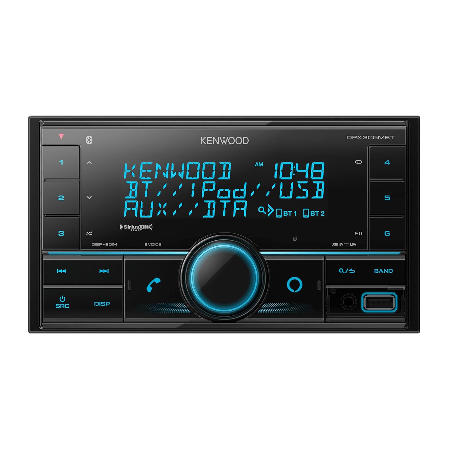 Kenwood DPX305MBT double-DIN refurbished digital media receiver – product image 3