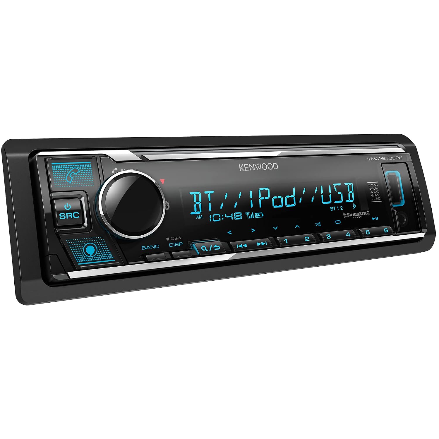 Kenwood KMM-BT332U single-DIN refurbished digital media receiver – product image 3
