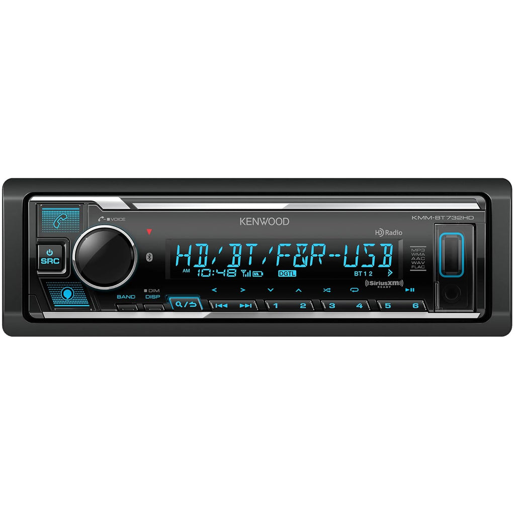Kenwood KMM-BT732HD single-DIN refurbished digital media receiver – product image 1