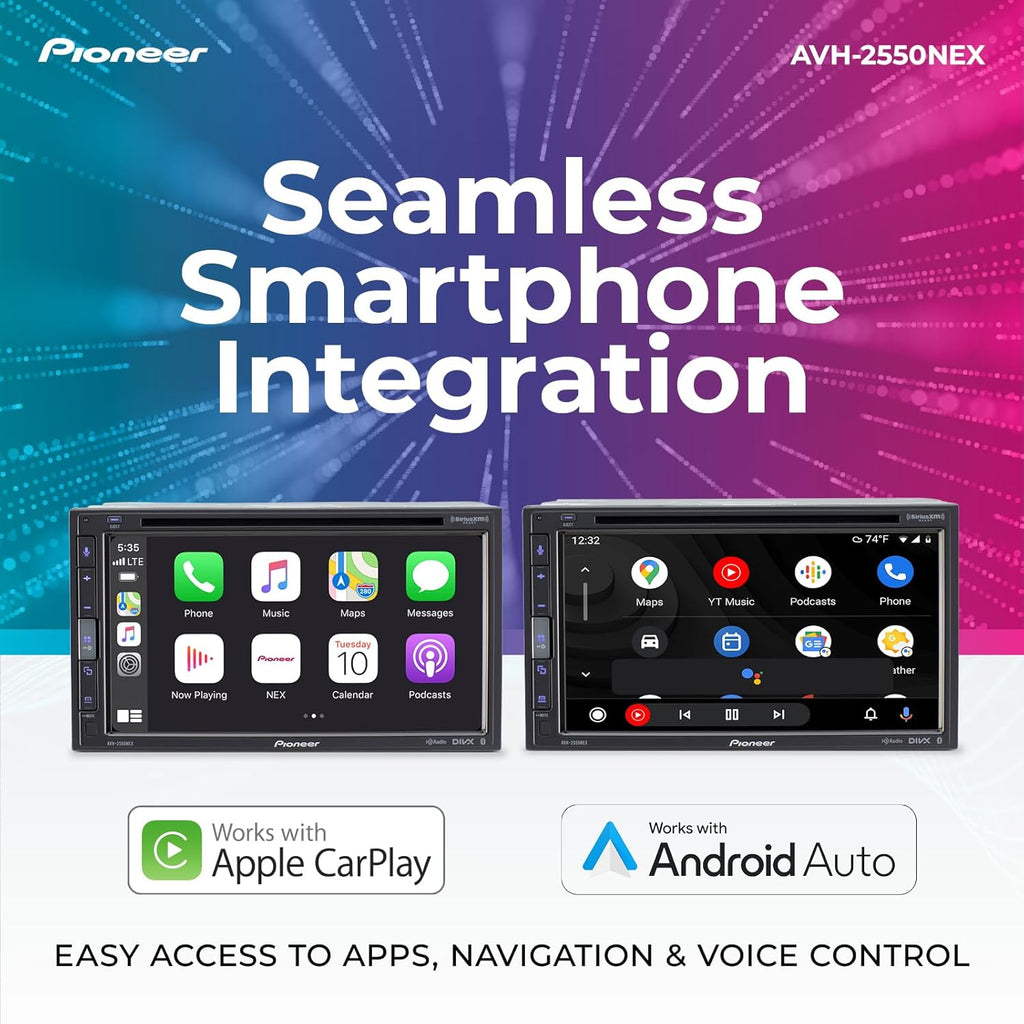 Pioneer AVH-2550NEX 6.8-inch SiriusXM-ready refurbished DVD receiver – product image 4