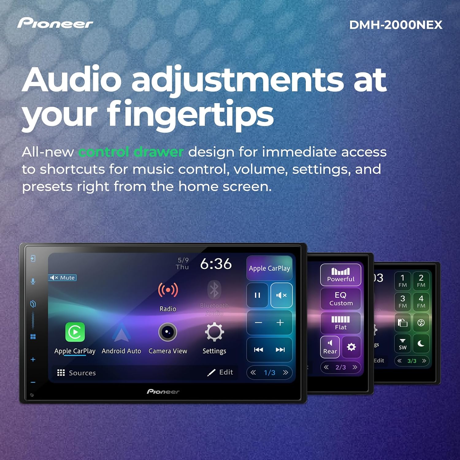 Pioneer DMH-2000NEX double-DIN refurbished multimedia receiver – product image 2