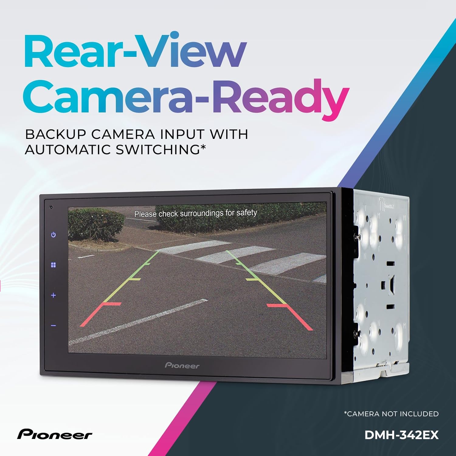 Pioneer DMH-342EX 6.8-inch touchscreen refurbished multimedia receiver – product image 3